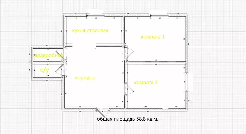 2-к кв. Краснодарский край, Темрюк ул. Анджиевского (58.8 м) - Фото 1