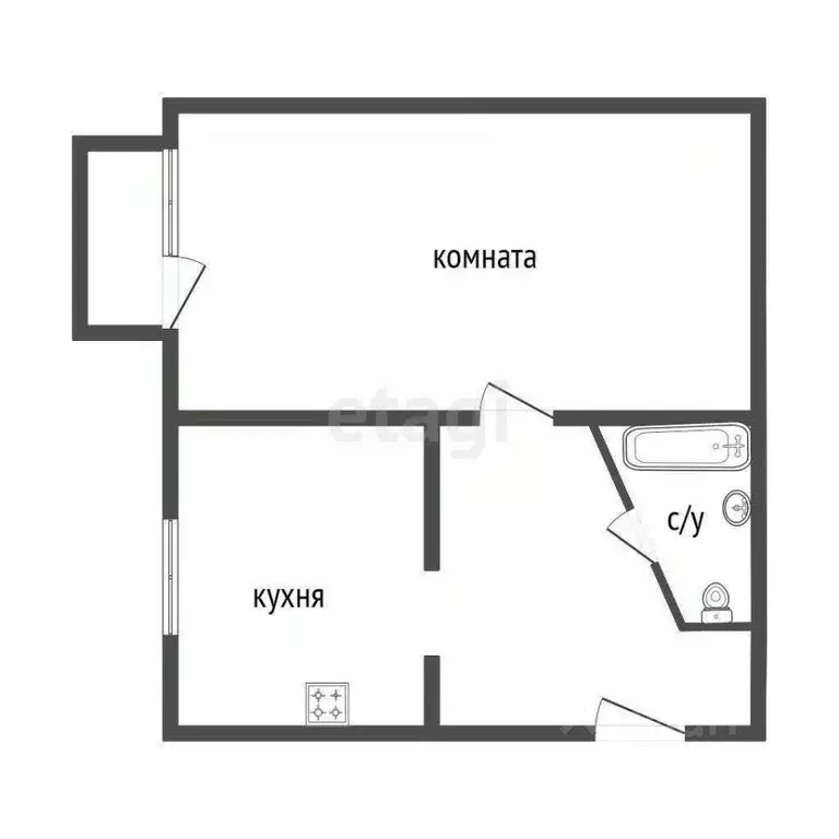 1-к кв. Пермский край, Пермь ул. Куйбышева, 93 (36.0 м) - Фото 1