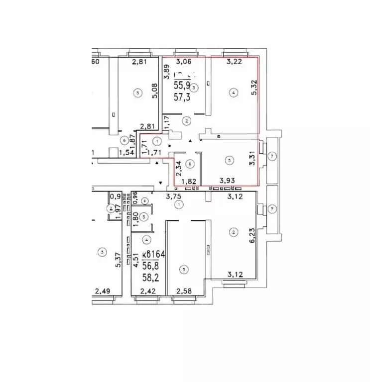 2-к кв. Тамбовская область, Тамбовский муниципальный округ, д. Крутые ... - Фото 2