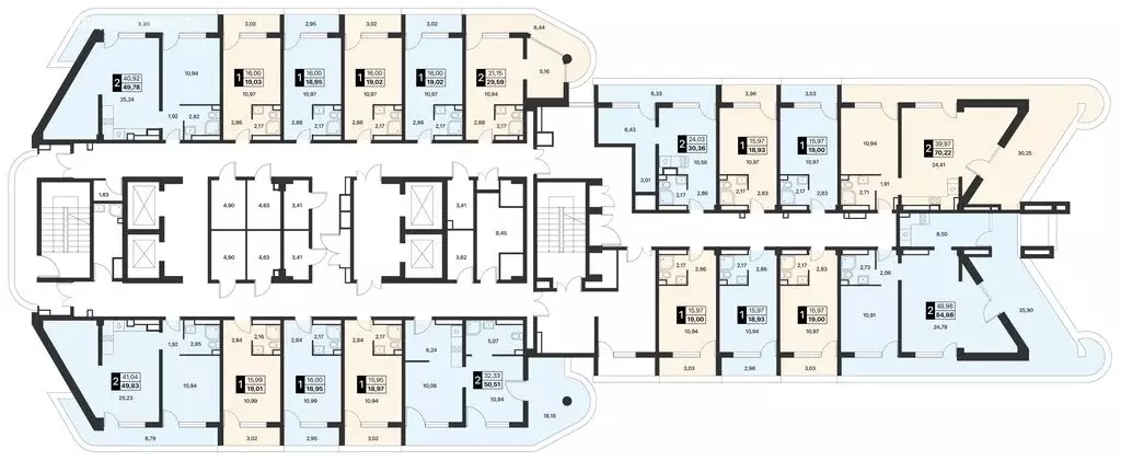 2-комнатная квартира: Алушта, Перекопская улица, 4 (70.22 м) - Фото 1