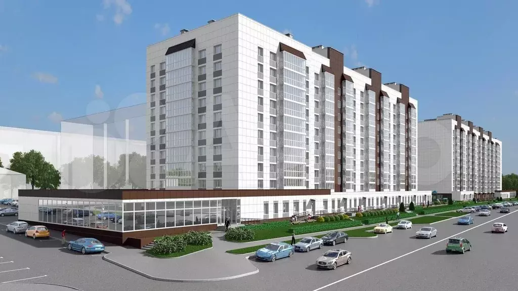 2-к. квартира, 66,5 м, 10/10 эт. - Фото 1