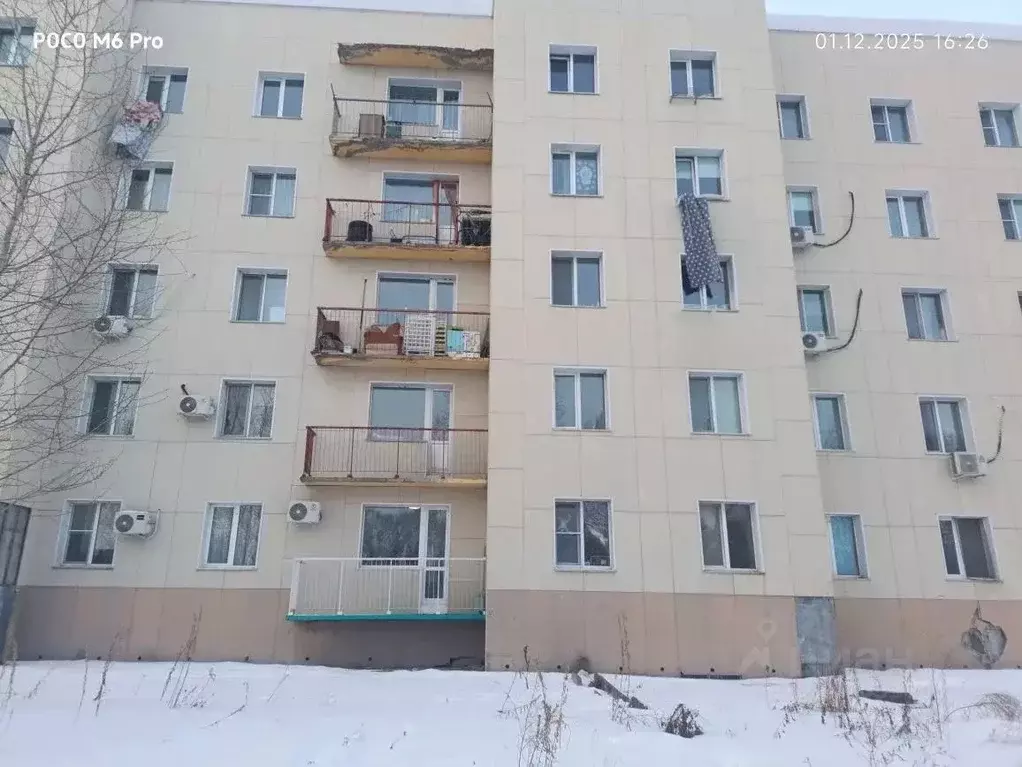 1-к кв. Хабаровский край, Имени Лазо район, Хор рп ул. Менделеева, 45 ... - Фото 1