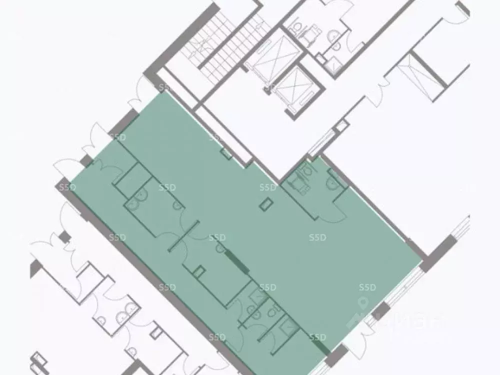 Помещение свободного назначения в Москва пер. 1-й Котляковский, 4к3 ... - Фото 2