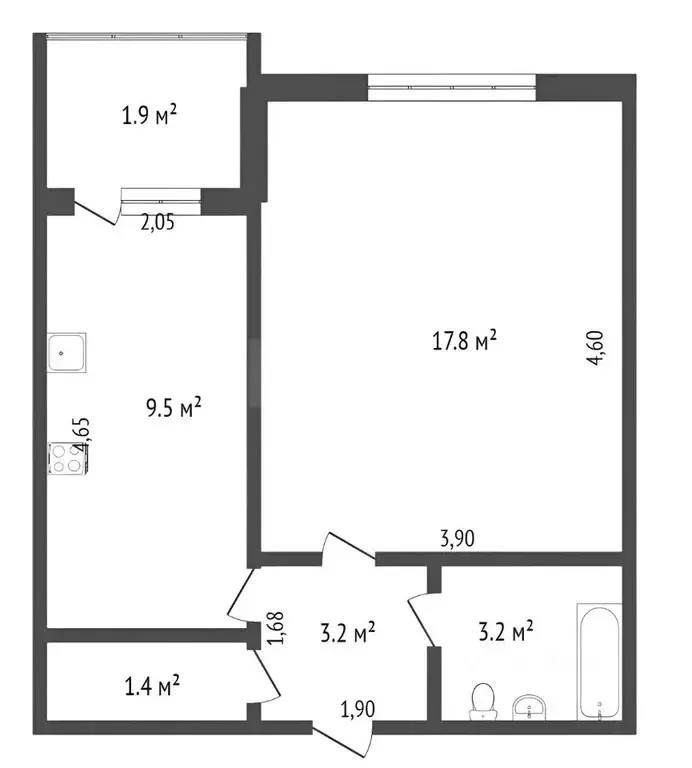 1-к кв. Хабаровский край, Комсомольск-на-Амуре Комсомольская ул., 71 ... - Фото 2