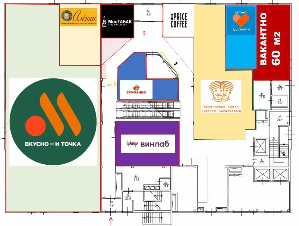Торговая площадь в Москва Дубравная ул., 33 (62 м) - Фото 2