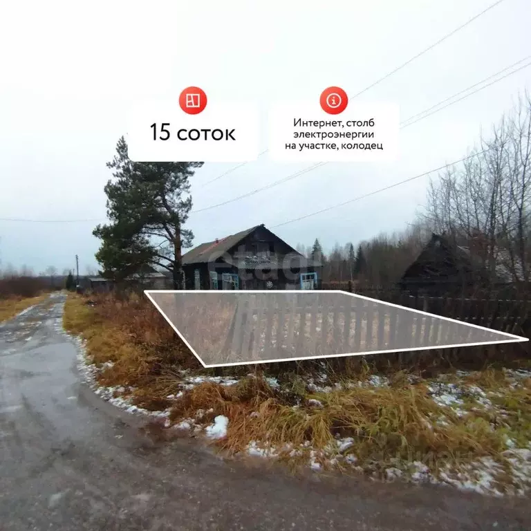 Участок в Костромская область, Шарьинский район, Зебляковское с/пос, ... - Фото 1