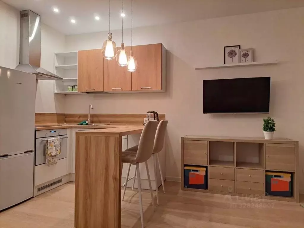 Студия Санкт-Петербург ул. Парфеновская, 7к1 (27.0 м) - Фото 1