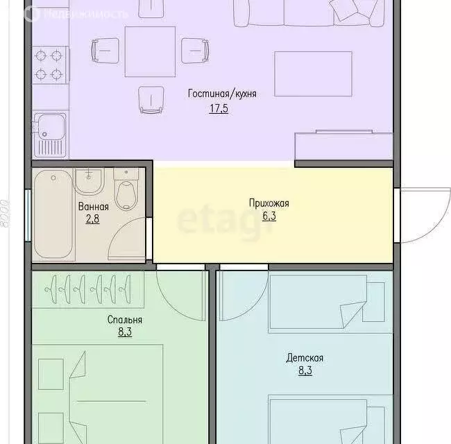 Дом в Челябинская область, Уйский муниципальный округ, деревня ... - Фото 1