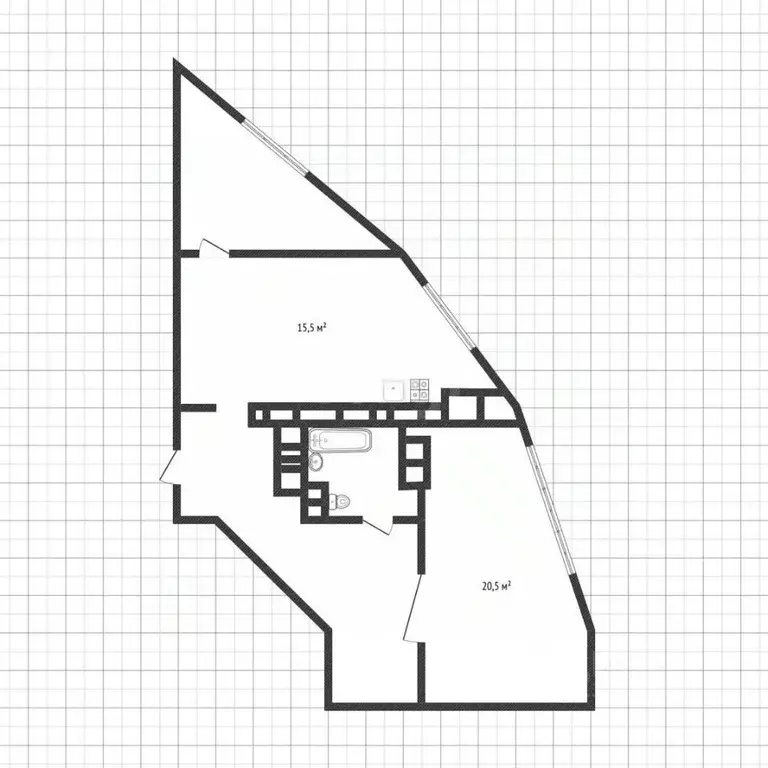 1-к кв. Белгородская область, Белгород Народный бул., 3а (59.9 м) - Фото 2