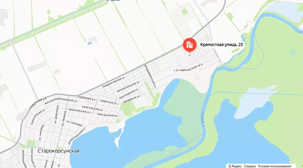 Участок в станица Старокорсунская, Крепостная улица, 23 (10 м) - Фото 2