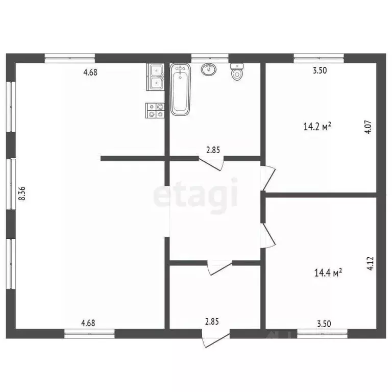 Участок в Ярославская область, Рыбинский муниципальный округ, пос. ... - Фото 2