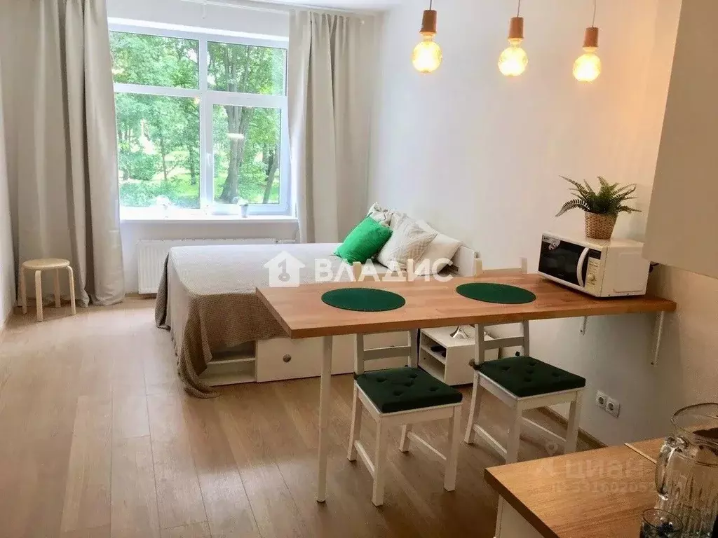 Студия Санкт-Петербург ул. Савушкина, 104 (28.0 м) - Фото 1