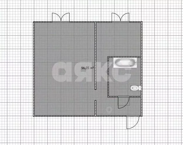 1-к кв. Московская область, Воскресенск Центральный мкр, ул. ... - Фото 2