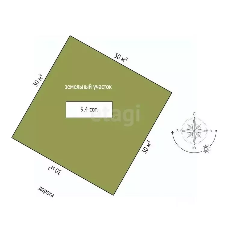 Участок в Башкортостан, Бирск ул. Васильковая (9.0 сот.) - Фото 2
