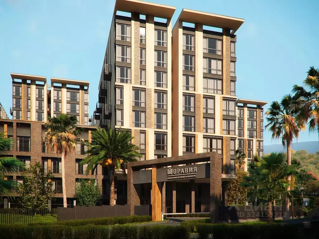 Студия Краснодарский край, Сочи Курортный просп., 96Гк1 (19.0 м) - Фото 1