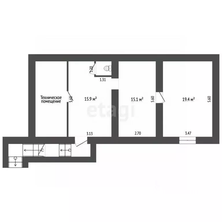 Помещение свободного назначения в Севастополь ул. Пионерская, 3 (52 м) - Фото 2