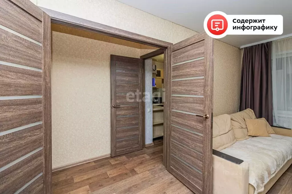 1-к кв. Тюменская область, Тюмень Севастопольская ул., 35 (30.7 м) - Фото 2