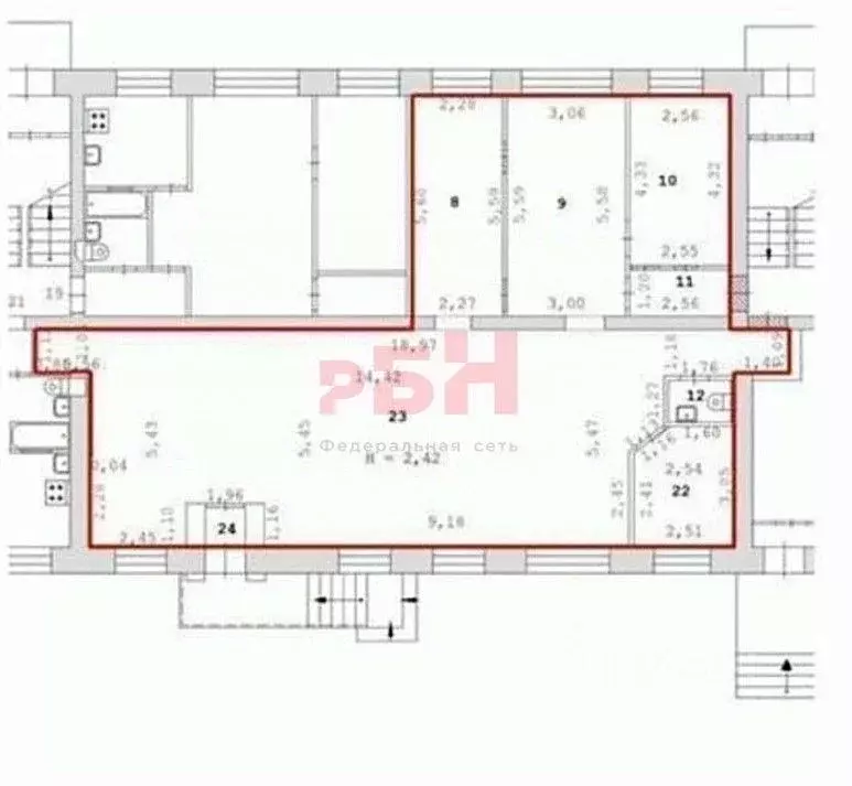 Торговая площадь в Свердловская область, Екатеринбург ул. Московская, ... - Фото 2