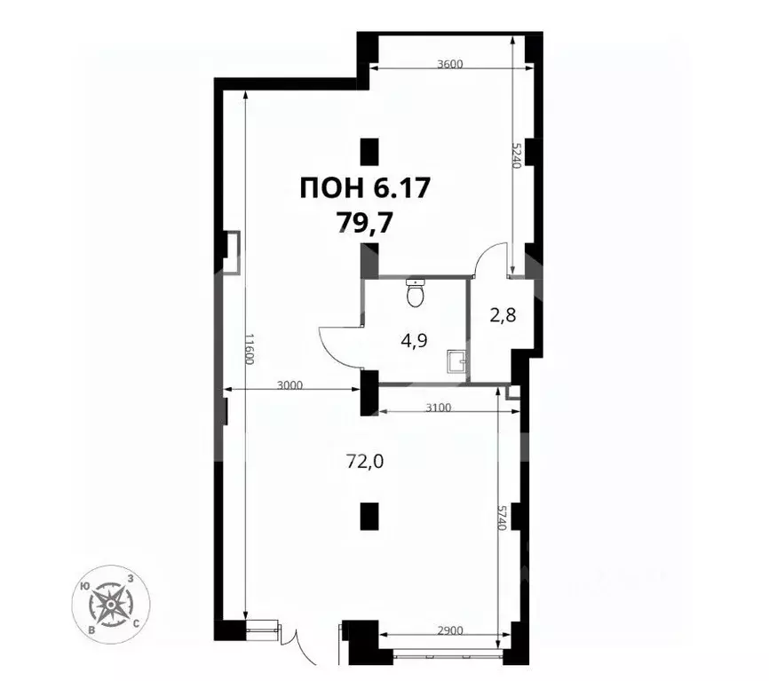 Торговая площадь в Московская область, Ленинский городской округ, пос. ... - Фото 2