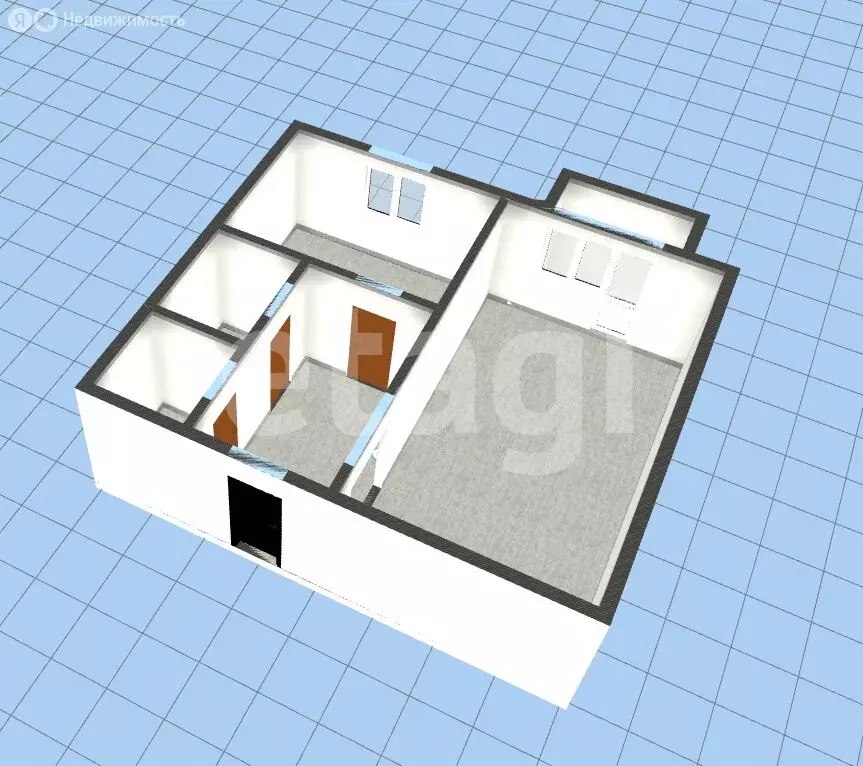 1-комнатная квартира: Губкин, улица Победы, 48 (25 м) - Фото 1