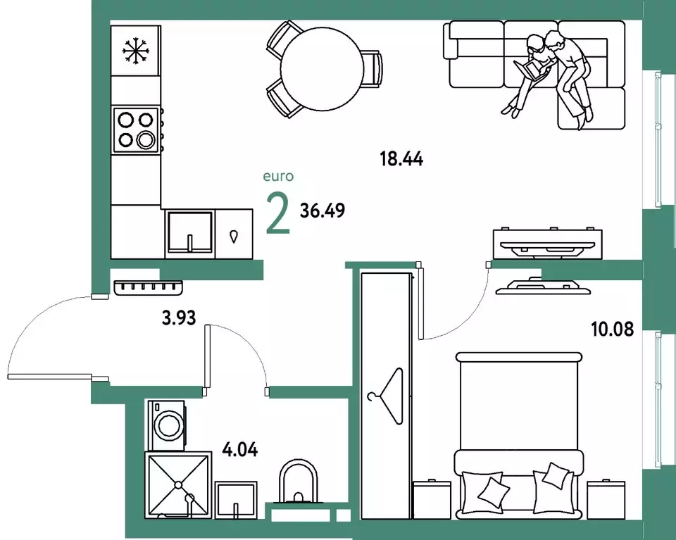 2-к кв. Свердловская область, Екатеринбург муниципальное образование, ... - Фото 1