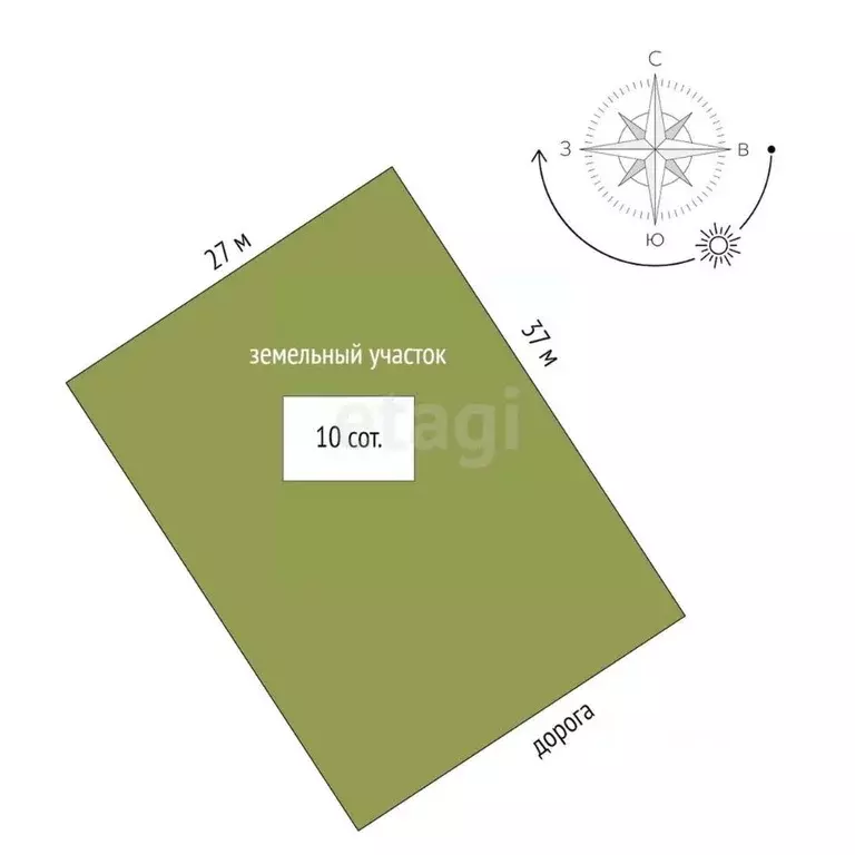 Участок в Татарстан, Тукаевский район, Малошильнинское с/пос, с. ... - Фото 2