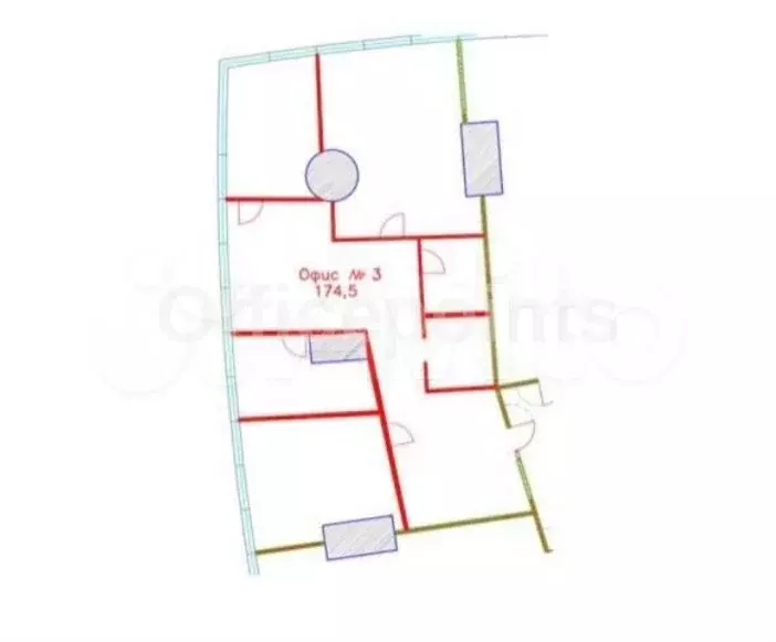 Офис 174.5 кв.м - Фото 0