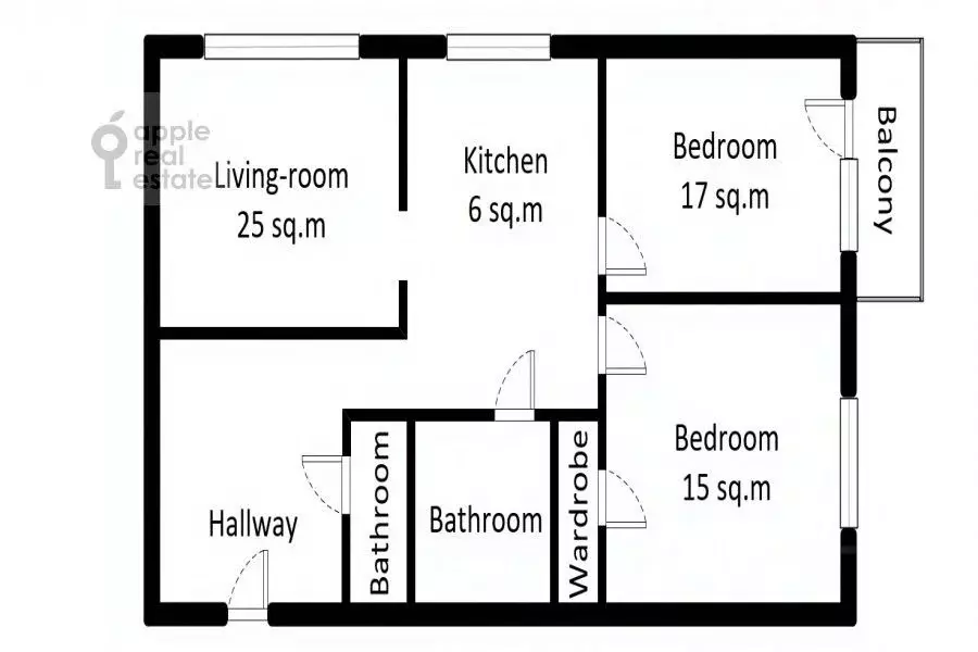 3-к кв. Москва Таганская ул., 44 (80.0 м) - Фото 1