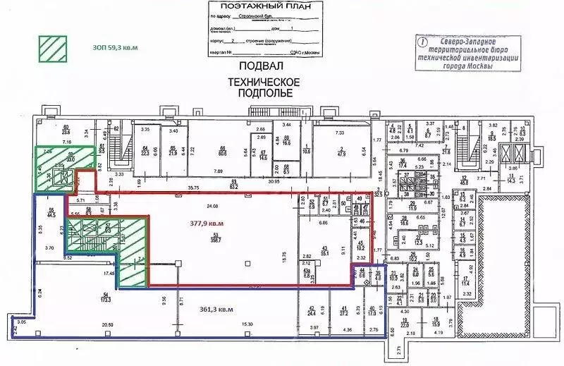 Помещение свободного назначения в Москва Строгинский бул., 1к2 (361 м) - Фото 2