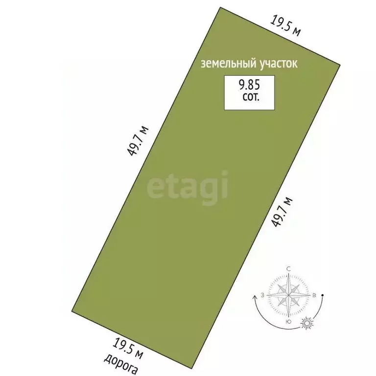 Участок в Краснодарский край, Темрюк Веселая ул. (9.85 сот.) - Фото 1