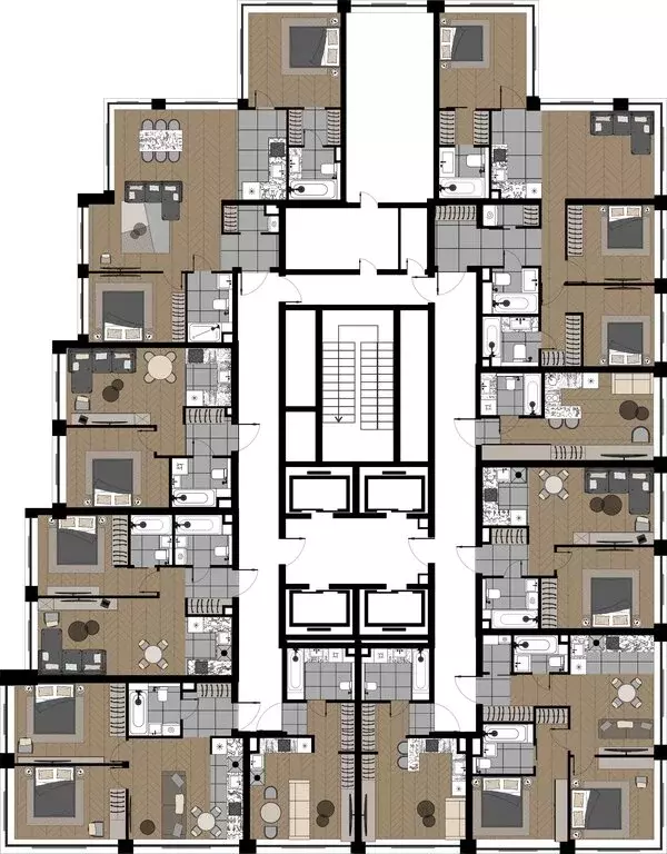 3-комнатная квартира: Москва, улица Берзарина, 37 (71.6 м) - Фото 1
