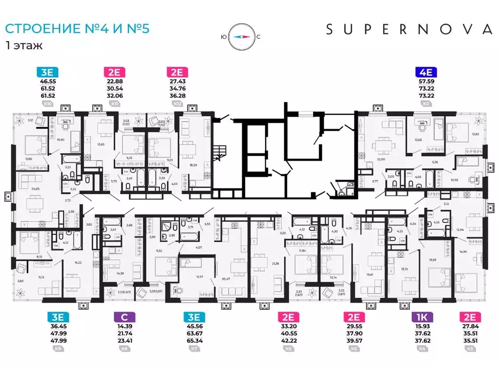 2-к кв. Пензенская область, Пенза ул. Щербакова, 75 (35.51 м) - Фото 2