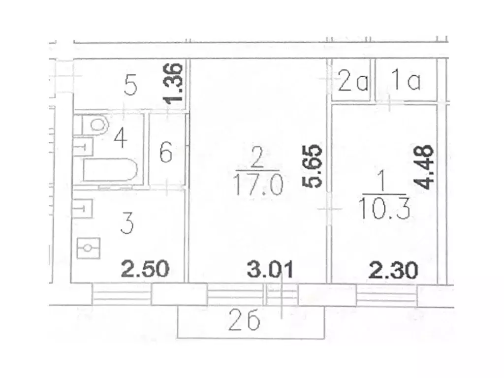 2-к кв. Москва Энергетическая ул., 2 (43.4 м) - Фото 1