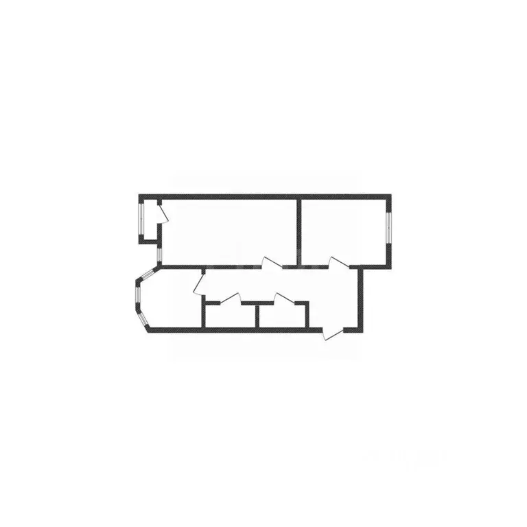2-к кв. Курская область, Курск ул. Домостроителей, 1 (61.4 м) - Фото 1
