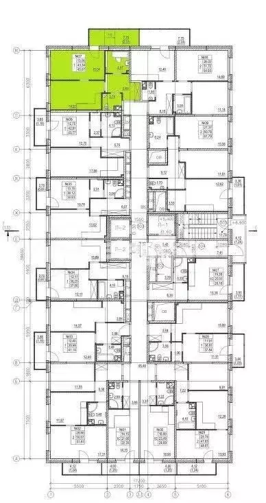 1-к. квартира, 50м, 4/26эт. - Фото 1