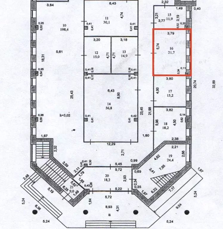 Торговая площадь в Марий Эл, Йошкар-Ола ул. Йывана Кырли, 15Б (22 м) - Фото 2