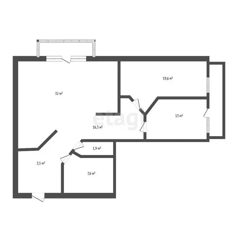 2-комнатная квартира: Иркутск, проезд Юрия Тена, 4 (93.4 м) - Фото 1