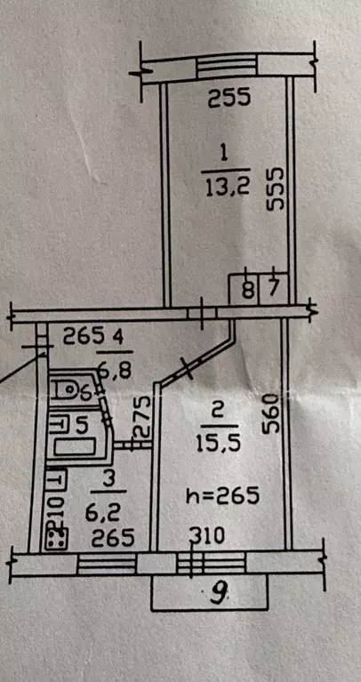 Продаётся 2-к квартира, 46.4 м - Фото 1