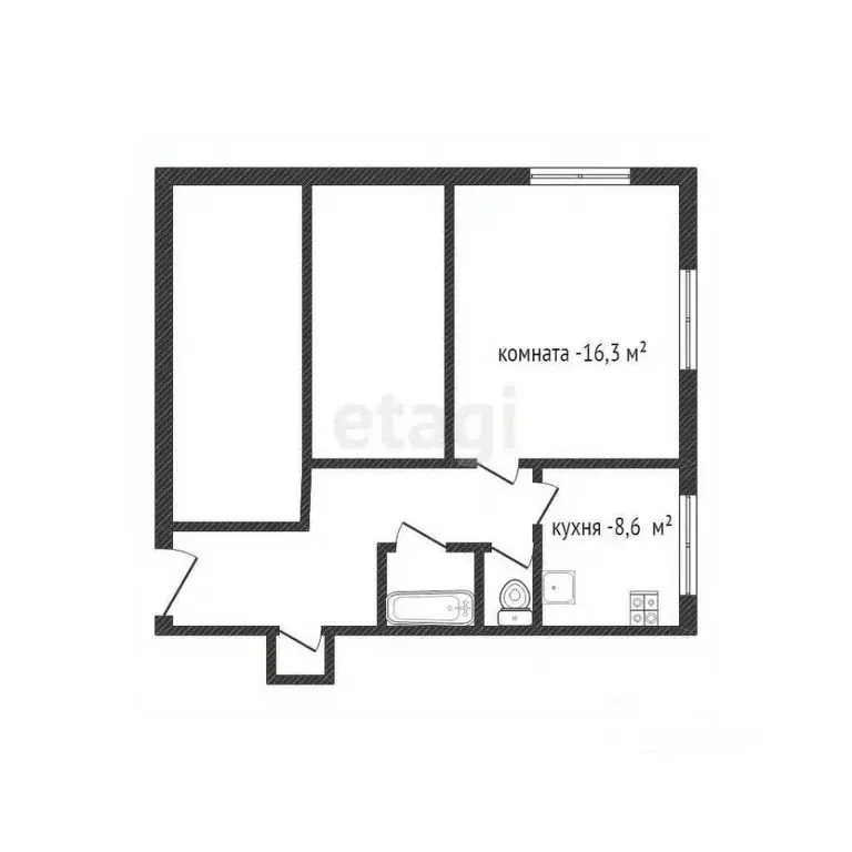 Комната Удмуртия, Ижевск ул. Карла Либкнехта, 69 (16.3 м) - Фото 1