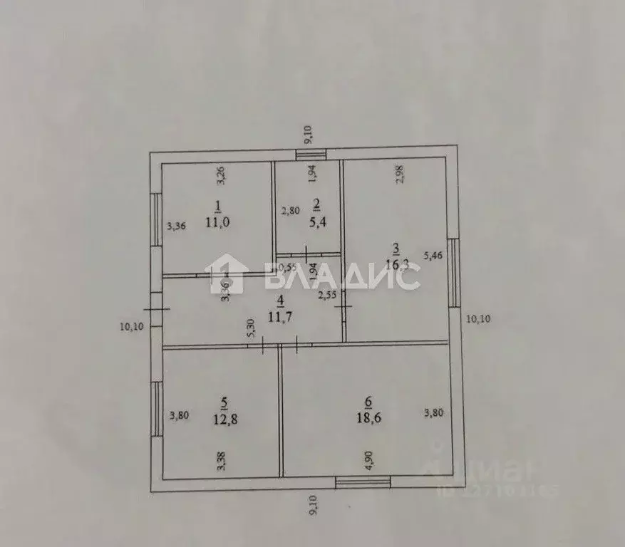 Дом в Краснодарский край, Ейский район, с. Кухаривка Московская ул. ... - Фото 2