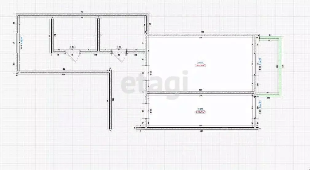 2-к кв. Костромская область, Кострома ул. Стопани, 35 (54.0 м) - Фото 2