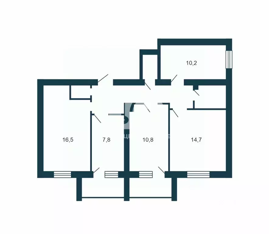 4-к кв. Новосибирская область, Сузун рп ул. Строительная, 8Б (76.5 м) - Фото 2