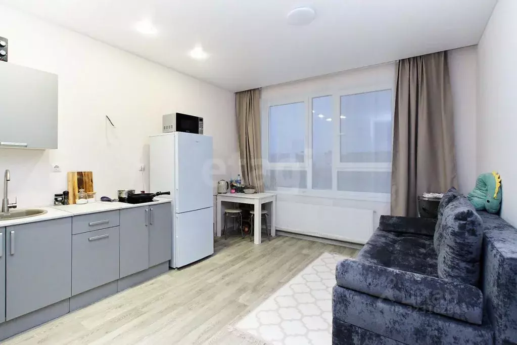 1-к кв. Тюменская область, Тюмень ул. Василия Шамова, 8 (34.5 м) - Фото 0