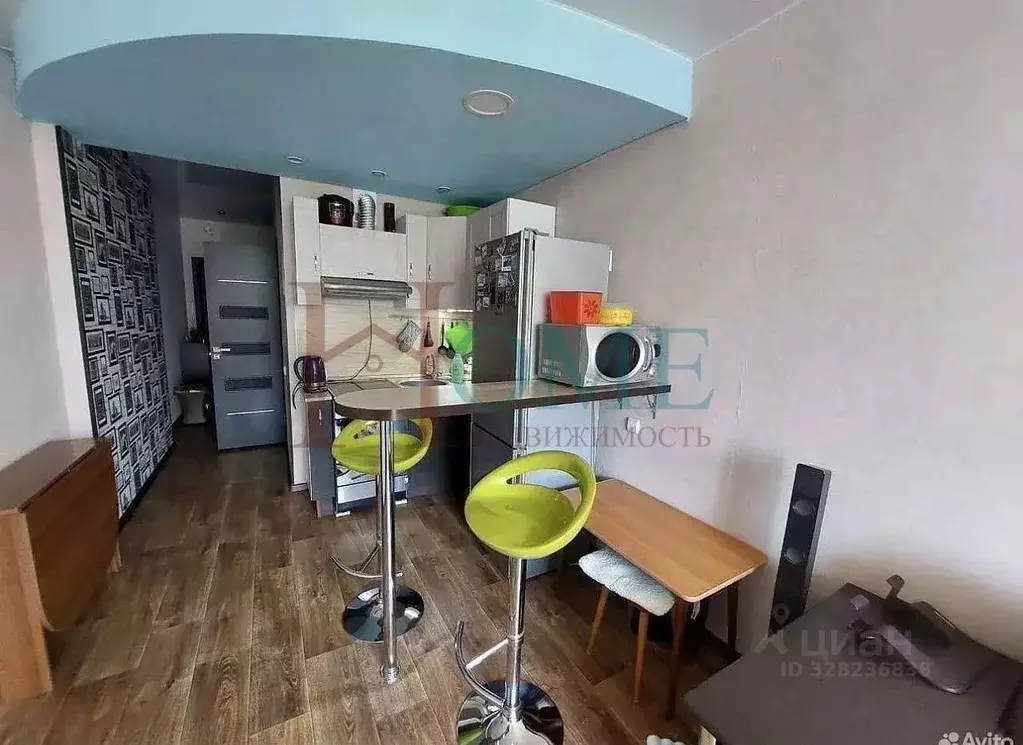 Студия Новосибирская область, Новосибирск ул. Есенина, 12к2 (25.0 м) - Фото 2