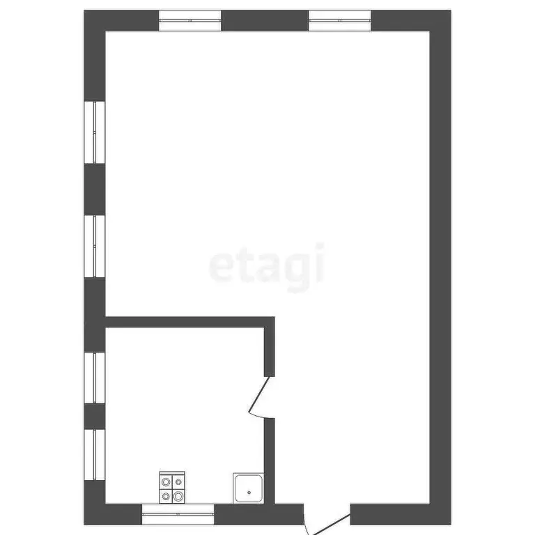 Дом, 38 м - Фото 1