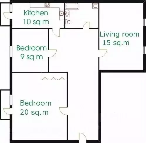 3-к кв. Москва Тверская ул., 6С1 (70.0 м) - Фото 1