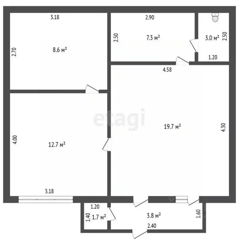 Офис в Тюменская область, Тюмень ул. Московский Тракт, 179к2 (53 м) - Фото 2