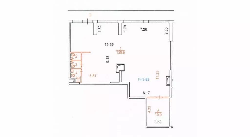 Помещение свободного назначения в Москва Кочновский проезд, 4к2 (162 ... - Фото 2