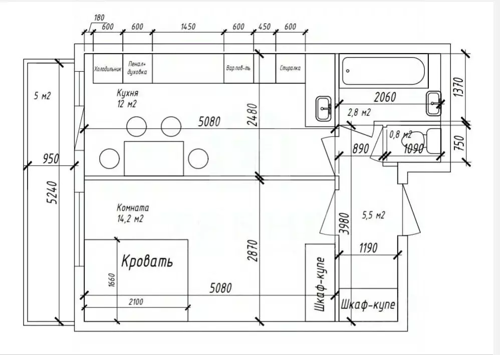 1-к кв. Ленинградская область, Мурино Всеволожский район, аллея ... - Фото 2