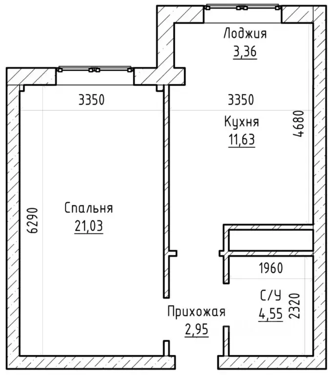 1-к кв. Кабардино-Балкария, Нальчик Эльбрусская ул., 1А (43.0 м) - Фото 2
